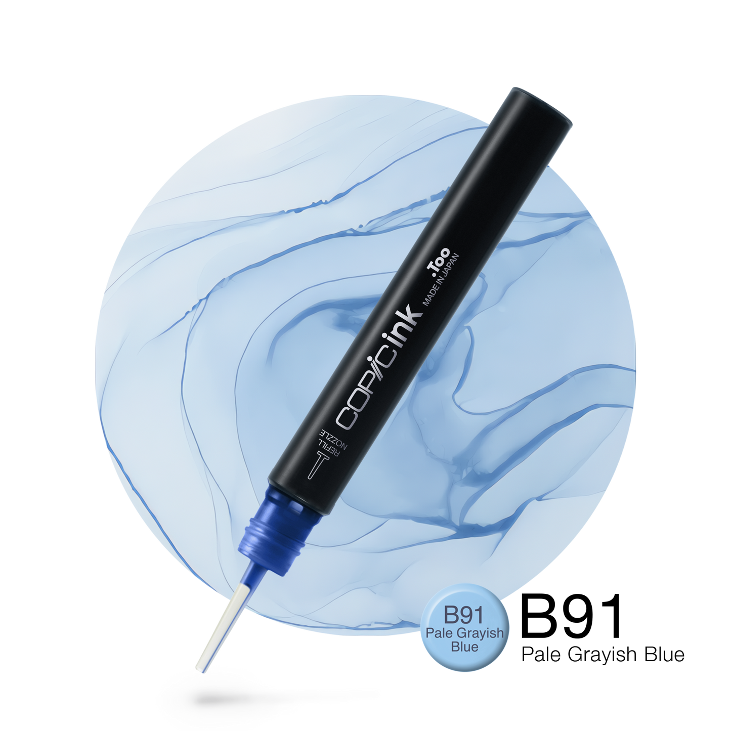 Copic Ink Refill B91 Pale Grayish Blue <inline style="float: right; margin-right: 10px; background-color: rgb(213, 226, 235);">&nbsp;&nbsp;&nbsp;&nbsp;&nbsp;&nbsp; </inline>