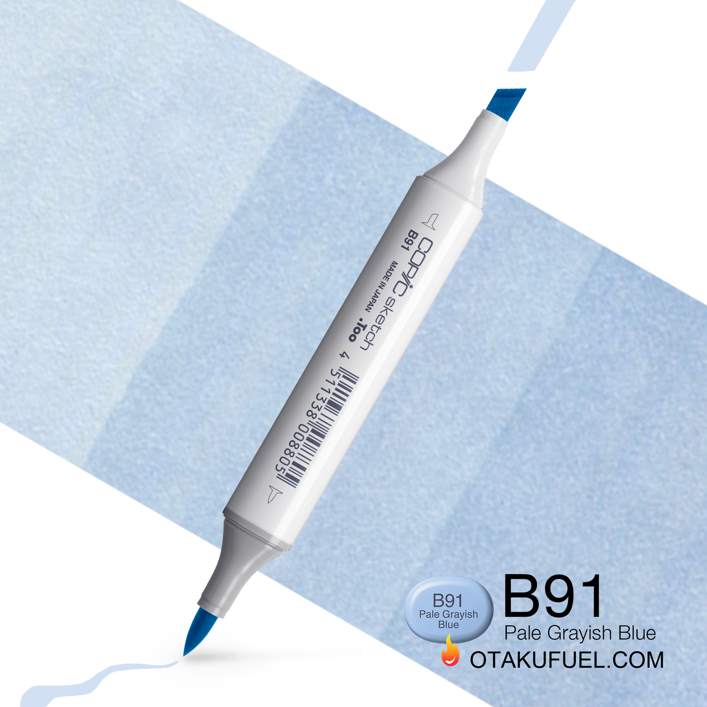 Copic Sketch B91 Pale Grayish Blue Marker <inline style="float: right; margin-right: 10px; background-color: rgb(213, 226, 235);">&nbsp;&nbsp;&nbsp;&nbsp;&nbsp;&nbsp; </inline>