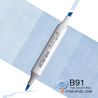 Copic Sketch B91 Pale Grayish Blue Marker <inline style="float: right; margin-right: 10px; background-color: rgb(213, 226, 235);">&nbsp;&nbsp;&nbsp;&nbsp;&nbsp;&nbsp; </inline>