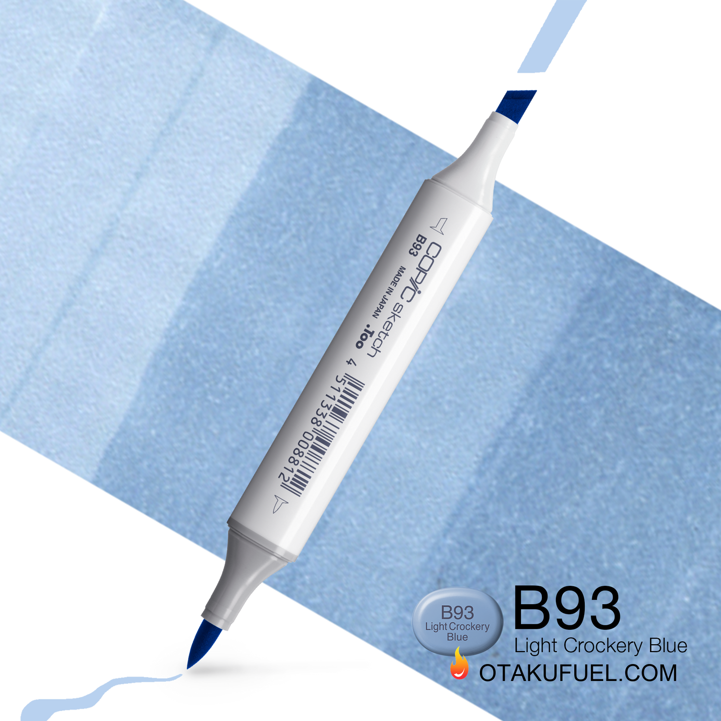 Copic Sketch B93 Light Crockery Blue Marker <inline style="float: right; margin-right: 10px; background-color: rgb(152, 194, 219);">&nbsp;&nbsp;&nbsp;&nbsp;&nbsp;&nbsp; </inline>