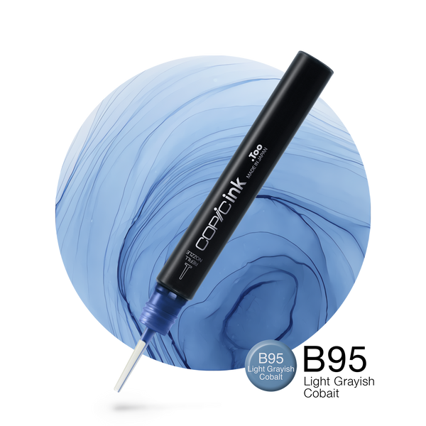 Copic Ink Refill B95 Light Grayish Cobalt <inline style="float: right; margin-right: 10px; background-color: rgb(115, 165, 198);">&nbsp;&nbsp;&nbsp;&nbsp;&nbsp;&nbsp; </inline>