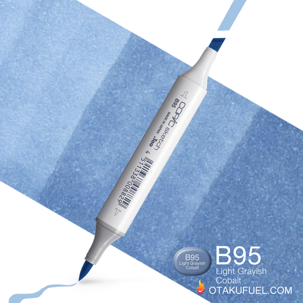 Copic Sketch B95 Light Grayish Cobalt Marker <inline style="float: right; margin-right: 10px; background-color: rgb(115, 165, 198);">&nbsp;&nbsp;&nbsp;&nbsp;&nbsp;&nbsp; </inline>