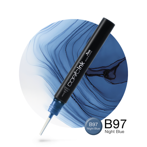 Copic Ink Refill B97 Night Blue <inline style="float: right; margin-right: 10px; background-color: rgb(73, 124, 155);">&nbsp;&nbsp;&nbsp;&nbsp;&nbsp;&nbsp; </inline>