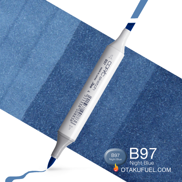 Copic Sketch B97 Night Blue Marker <inline style="float: right; margin-right: 10px; background-color: rgb(73, 124, 155);">&nbsp;&nbsp;&nbsp;&nbsp;&nbsp;&nbsp; </inline>