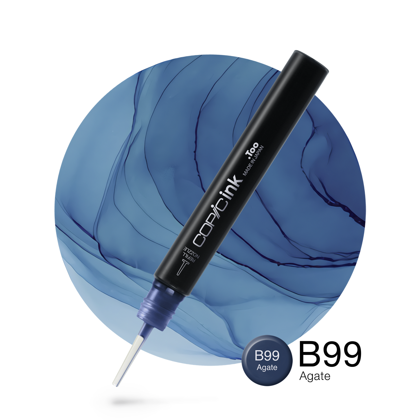 Copic Ink Refill B99 Agate <inline style="float: right; margin-right: 10px; background-color: rgb(20, 84, 128);">&nbsp;&nbsp;&nbsp;&nbsp;&nbsp;&nbsp; </inline>