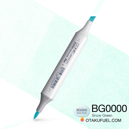 Copic Sketch BG0000 Snow Green Marker <inline style="float: right; margin-right: 10px; background-color: rgb(237, 248, 242);">&nbsp;&nbsp;&nbsp;&nbsp;&nbsp;&nbsp; </inline>