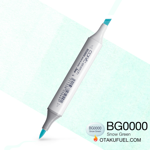 Copic Sketch BG0000 Snow Green Marker <inline style="float: right; margin-right: 10px; background-color: rgb(237, 248, 242);">&nbsp;&nbsp;&nbsp;&nbsp;&nbsp;&nbsp; </inline>