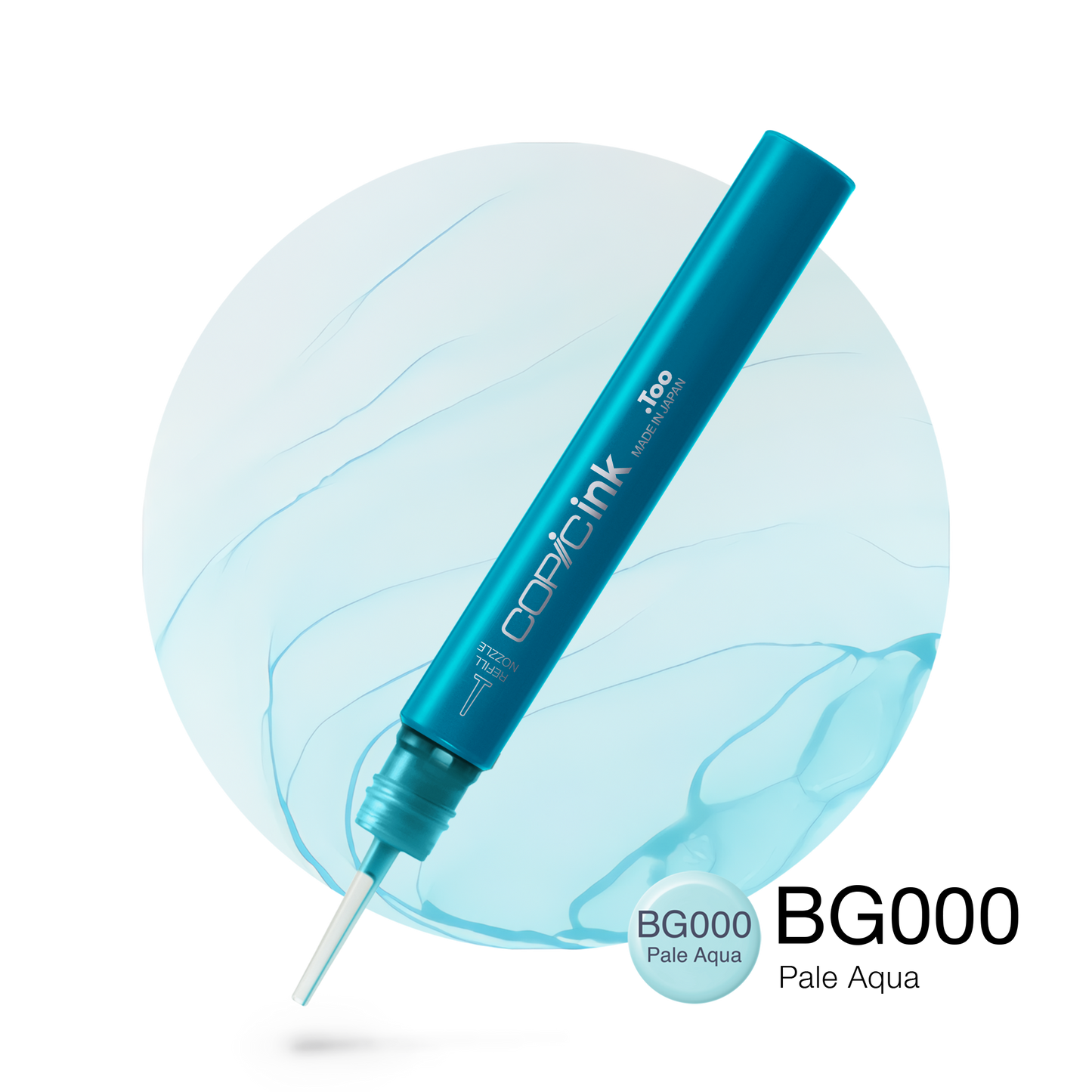 Copic Ink Refill BG000 Pale Aqua <inline style="float: right; margin-right: 10px; background-color: rgb(161, 216, 210);">&nbsp;&nbsp;&nbsp;&nbsp;&nbsp;&nbsp; </inline>