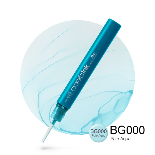 Copic Ink Refill BG000 Pale Aqua <inline style="float: right; margin-right: 10px; background-color: rgb(161, 216, 210);">&nbsp;&nbsp;&nbsp;&nbsp;&nbsp;&nbsp; </inline>