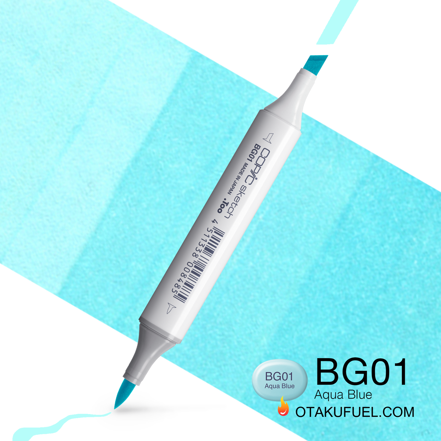 Copic Sketch BG01 Aqua Blue Marker <inline style="float: right; margin-right: 10px; background-color: rgb(200, 228, 249);">&nbsp;&nbsp;&nbsp;&nbsp;&nbsp;&nbsp; </inline>