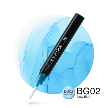 Copic Ink Refill BG02 New Blue <inline style="float: right; margin-right: 10px; background-color: rgb(198, 231, 236);">&nbsp;&nbsp;&nbsp;&nbsp;&nbsp;&nbsp; </inline>