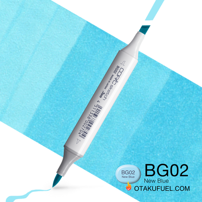Copic Sketch BG02 New Blue Marker <inline style="float: right; margin-right: 10px; background-color: rgb(198, 231, 236);">&nbsp;&nbsp;&nbsp;&nbsp;&nbsp;&nbsp; </inline>