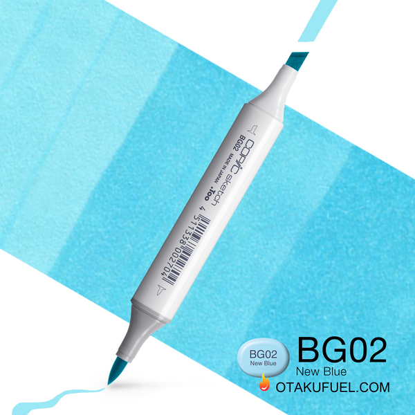 Copic Sketch BG02 New Blue Marker <inline style="float: right; margin-right: 10px; background-color: rgb(198, 231, 236);">&nbsp;&nbsp;&nbsp;&nbsp;&nbsp;&nbsp; </inline>