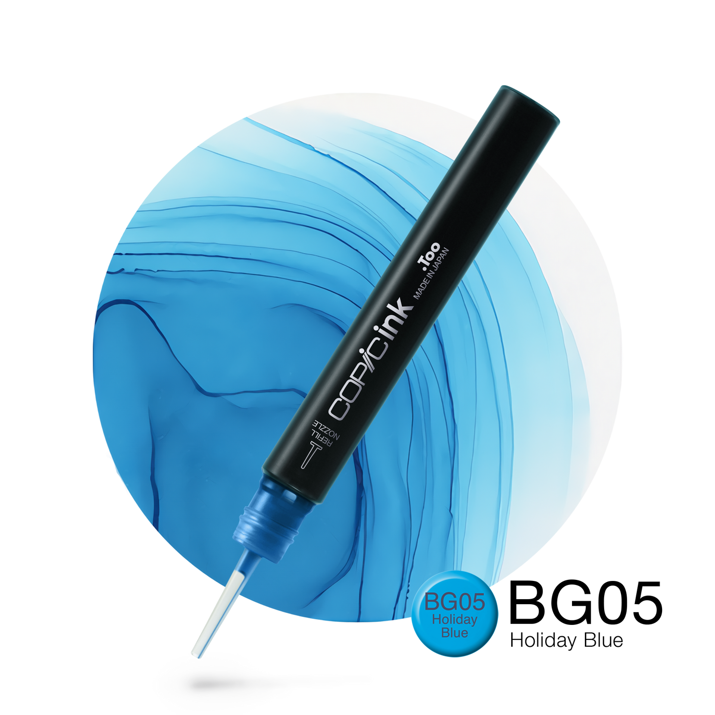 Copic Ink Refill BG05 Holiday Blue <inline style="float: right; margin-right: 10px; background-color: rgb(130, 209, 226);">&nbsp;&nbsp;&nbsp;&nbsp;&nbsp;&nbsp; </inline>