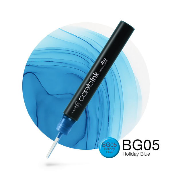 Copic Ink Refill BG05 Holiday Blue <inline style="float: right; margin-right: 10px; background-color: rgb(130, 209, 226);">&nbsp;&nbsp;&nbsp;&nbsp;&nbsp;&nbsp; </inline>