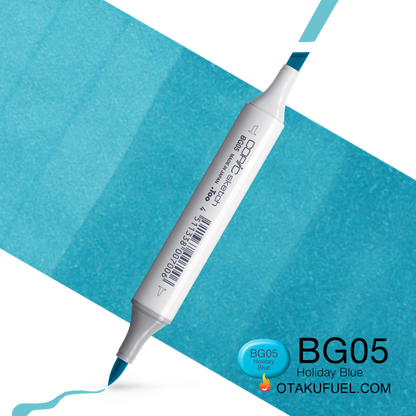 Copic Sketch BG05 Holiday Blue Marker <inline style="float: right; margin-right: 10px; background-color: rgb(130, 209, 226);">&nbsp;&nbsp;&nbsp;&nbsp;&nbsp;&nbsp; </inline>