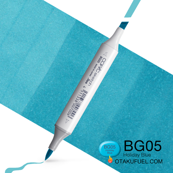 Copic Sketch BG05 Holiday Blue Marker <inline style="float: right; margin-right: 10px; background-color: rgb(130, 209, 226);">&nbsp;&nbsp;&nbsp;&nbsp;&nbsp;&nbsp; </inline>