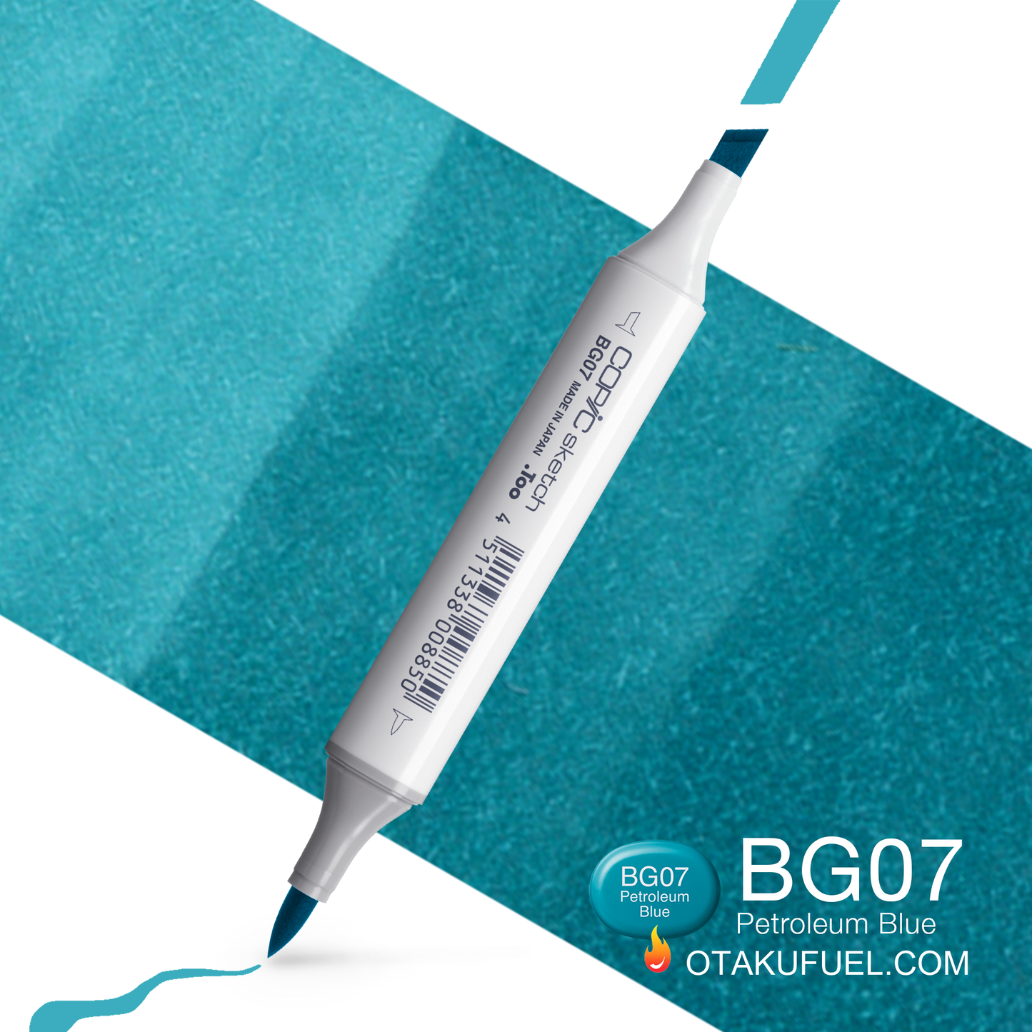 Copic Sketch BG07 Petroleum Blue Marker <inline style="float: right; margin-right: 10px; background-color: rgb(23, 182, 204);">&nbsp;&nbsp;&nbsp;&nbsp;&nbsp;&nbsp; </inline>