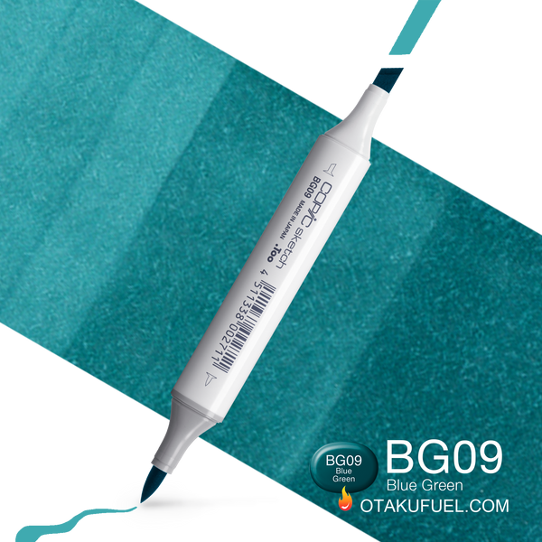 Copic Sketch BG09 Blue Green Marker <inline style="float: right; margin-right: 10px; background-color: rgb(20, 174, 198);">&nbsp;&nbsp;&nbsp;&nbsp;&nbsp;&nbsp; </inline>