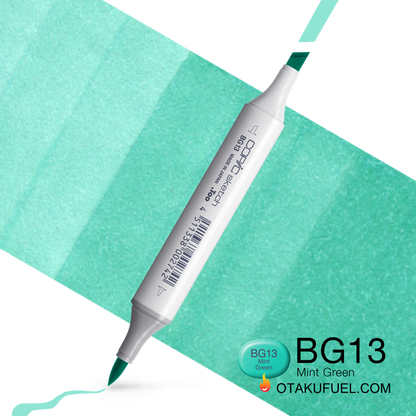 Copic Sketch BG13 Mint Green Marker <inline style="float: right; margin-right: 10px; background-color: rgb(196, 230, 232);">&nbsp;&nbsp;&nbsp;&nbsp;&nbsp;&nbsp; </inline>