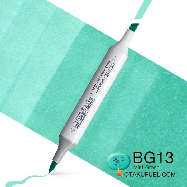 Copic Sketch BG13 Mint Green Marker <inline style="float: right; margin-right: 10px; background-color: rgb(196, 230, 232);">&nbsp;&nbsp;&nbsp;&nbsp;&nbsp;&nbsp; </inline>
