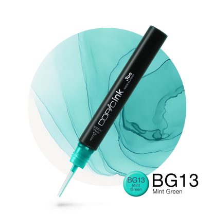 Copic Ink Refill BG13 Mint Green <inline style="float: right; margin-right: 10px; background-color: rgb(196, 230, 232);">&nbsp;&nbsp;&nbsp;&nbsp;&nbsp;&nbsp; </inline>