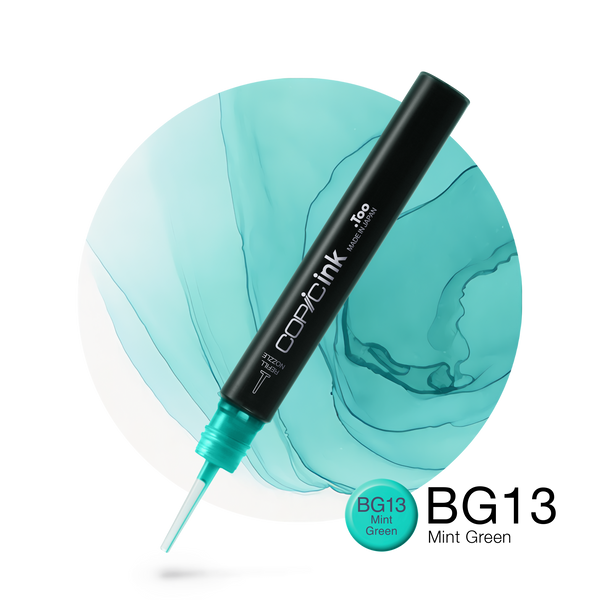 Copic Ink Refill BG13 Mint Green <inline style="float: right; margin-right: 10px; background-color: rgb(196, 230, 232);">&nbsp;&nbsp;&nbsp;&nbsp;&nbsp;&nbsp; </inline>