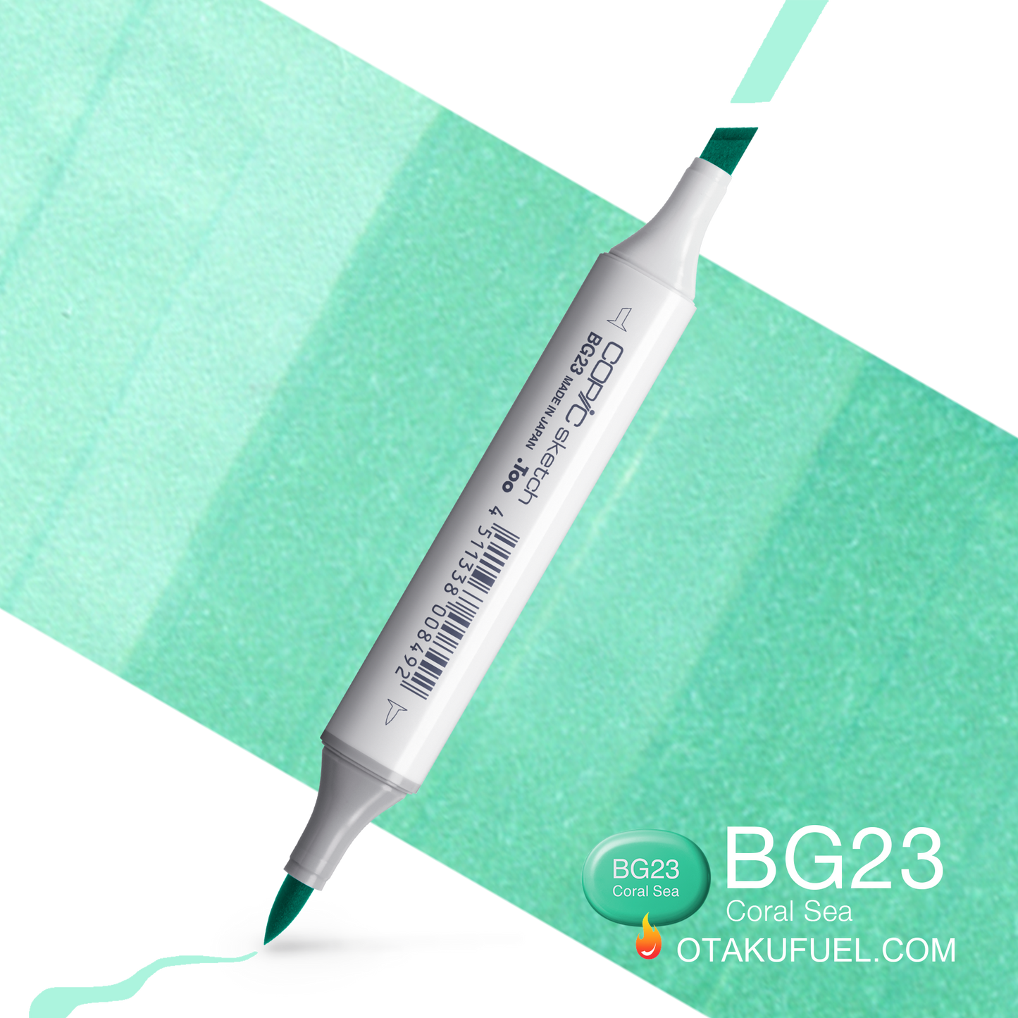 Copic Sketch BG23 Coral Sea Marker <inline style="float: right; margin-right: 10px; background-color: rgb(190, 227, 220);">&nbsp;&nbsp;&nbsp;&nbsp;&nbsp;&nbsp; </inline>