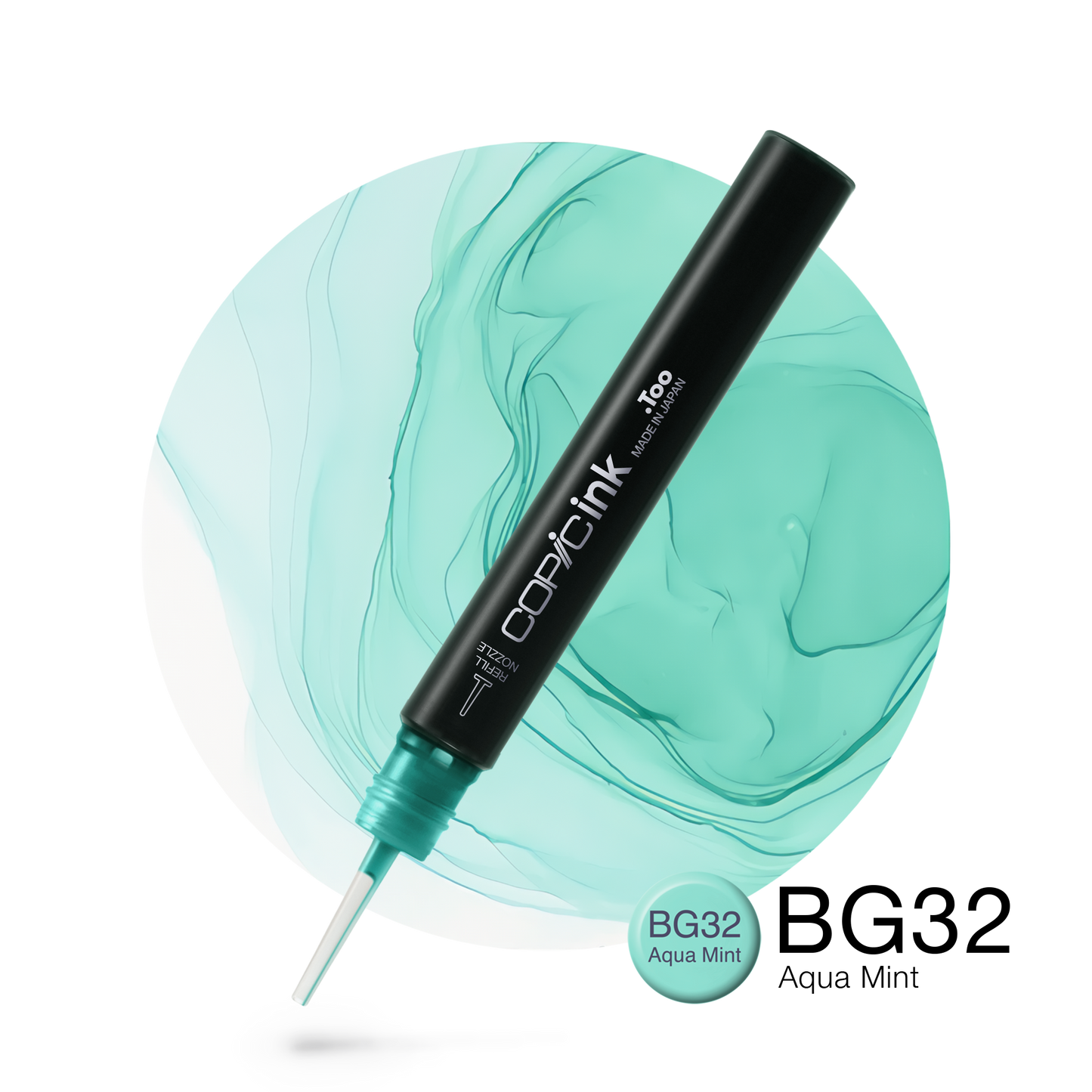 Copic Ink Refill BG32 Aqua Mint <inline style="float: right; margin-right: 10px; background-color: rgb(161, 216, 210);">&nbsp;&nbsp;&nbsp;&nbsp;&nbsp;&nbsp; </inline>