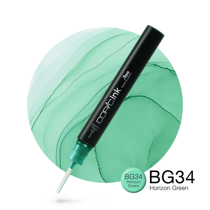 Copic Ink Refill BG34 Horizon Green <inline style="float: right; margin-right: 10px; background-color: rgb(162, 218, 215);">&nbsp;&nbsp;&nbsp;&nbsp;&nbsp;&nbsp; </inline>