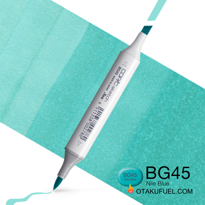 Copic Sketch BG45 Nile Blue Marker <inline style="float: right; margin-right: 10px; background-color: rgb(175, 223, 223);">&nbsp;&nbsp;&nbsp;&nbsp;&nbsp;&nbsp; </inline>