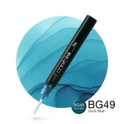 Copic Ink Refill BG49 Duck Blue <inline style="float: right; margin-right: 10px; background-color: rgb(17, 182, 184);">&nbsp;&nbsp;&nbsp;&nbsp;&nbsp;&nbsp; </inline>