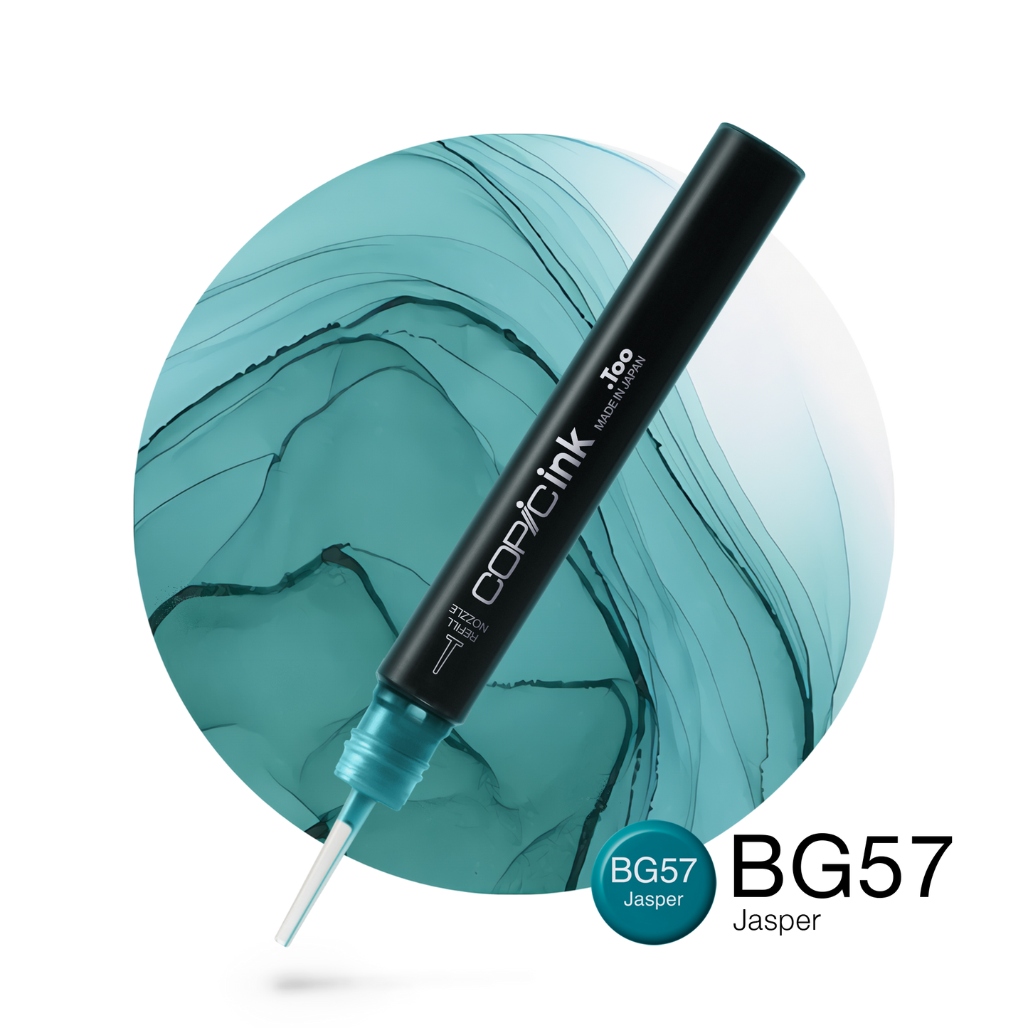 Copic Ink Refill BG57 Jasper <inline style="float: right; margin-right: 10px; background-color: rgb(102, 188, 188);">&nbsp;&nbsp;&nbsp;&nbsp;&nbsp;&nbsp; </inline>