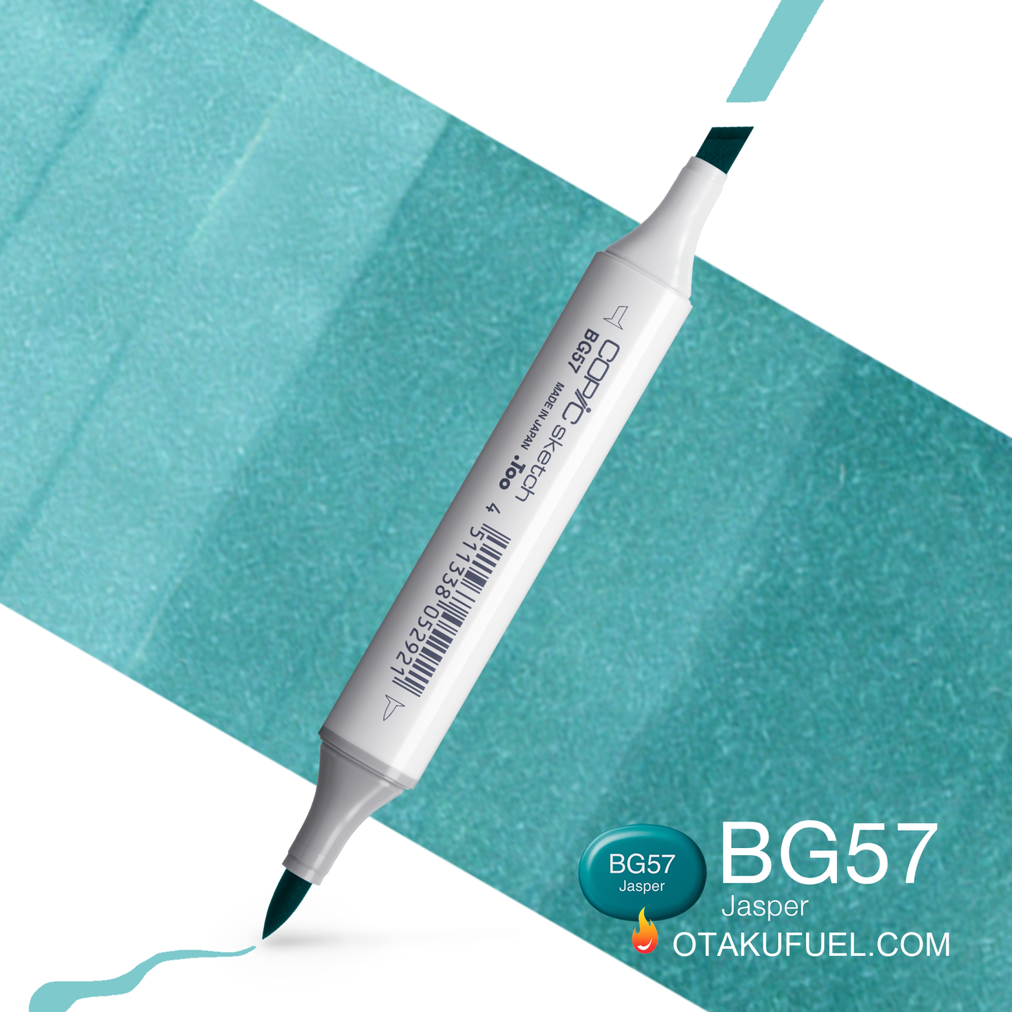 Copic Sketch BG57 Jasper Marker <inline style="float: right; margin-right: 10px; background-color: rgb(102, 188, 188);">&nbsp;&nbsp;&nbsp;&nbsp;&nbsp;&nbsp; </inline>