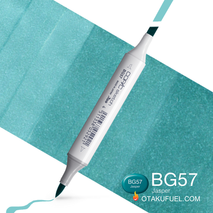 Copic Sketch BG57 Jasper Marker <inline style="float: right; margin-right: 10px; background-color: rgb(102, 188, 188);">&nbsp;&nbsp;&nbsp;&nbsp;&nbsp;&nbsp; </inline>
