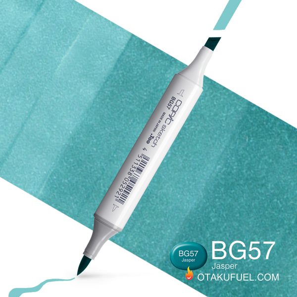 Copic Sketch BG57 Jasper Marker <inline style="float: right; margin-right: 10px; background-color: rgb(102, 188, 188);">&nbsp;&nbsp;&nbsp;&nbsp;&nbsp;&nbsp; </inline>