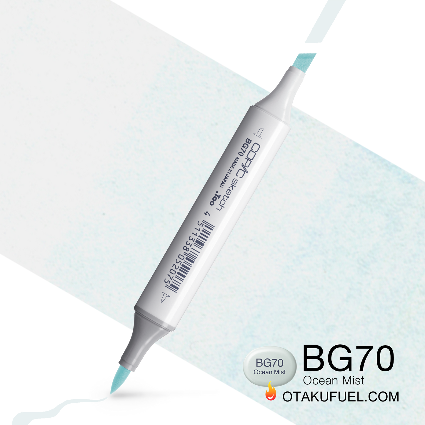 Copic Sketch BG70 Ocean Mist Marker <inline style="float: right; margin-right: 10px; background-color: rgb(210, 228, 230);">&nbsp;&nbsp;&nbsp;&nbsp;&nbsp;&nbsp; </inline>