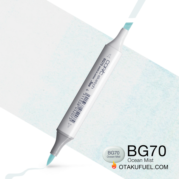 Copic Sketch BG70 Ocean Mist Marker <inline style="float: right; margin-right: 10px; background-color: rgb(210, 228, 230);">&nbsp;&nbsp;&nbsp;&nbsp;&nbsp;&nbsp; </inline>