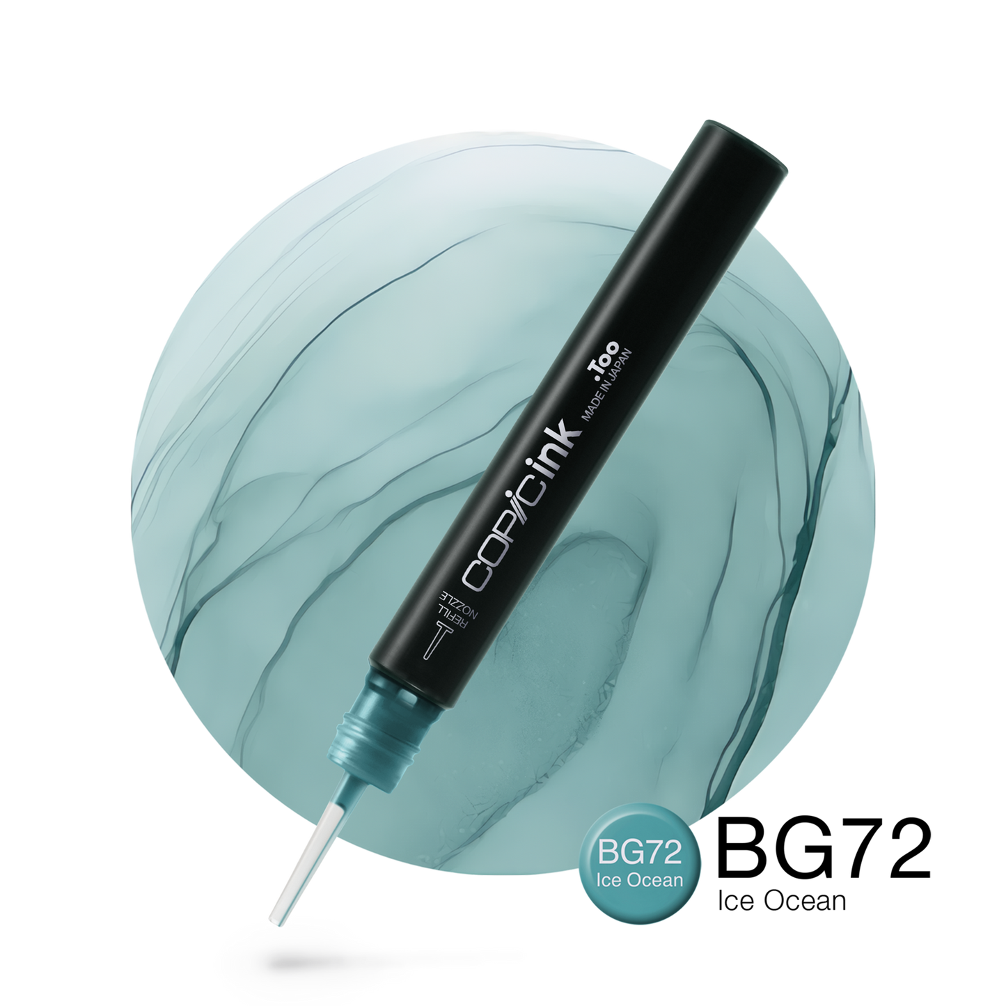 Copic Ink Refill BG72 Ice Ocean <inline style="float: right; margin-right: 10px; background-color: rgb(118, 183, 187);">&nbsp;&nbsp;&nbsp;&nbsp;&nbsp;&nbsp; </inline>