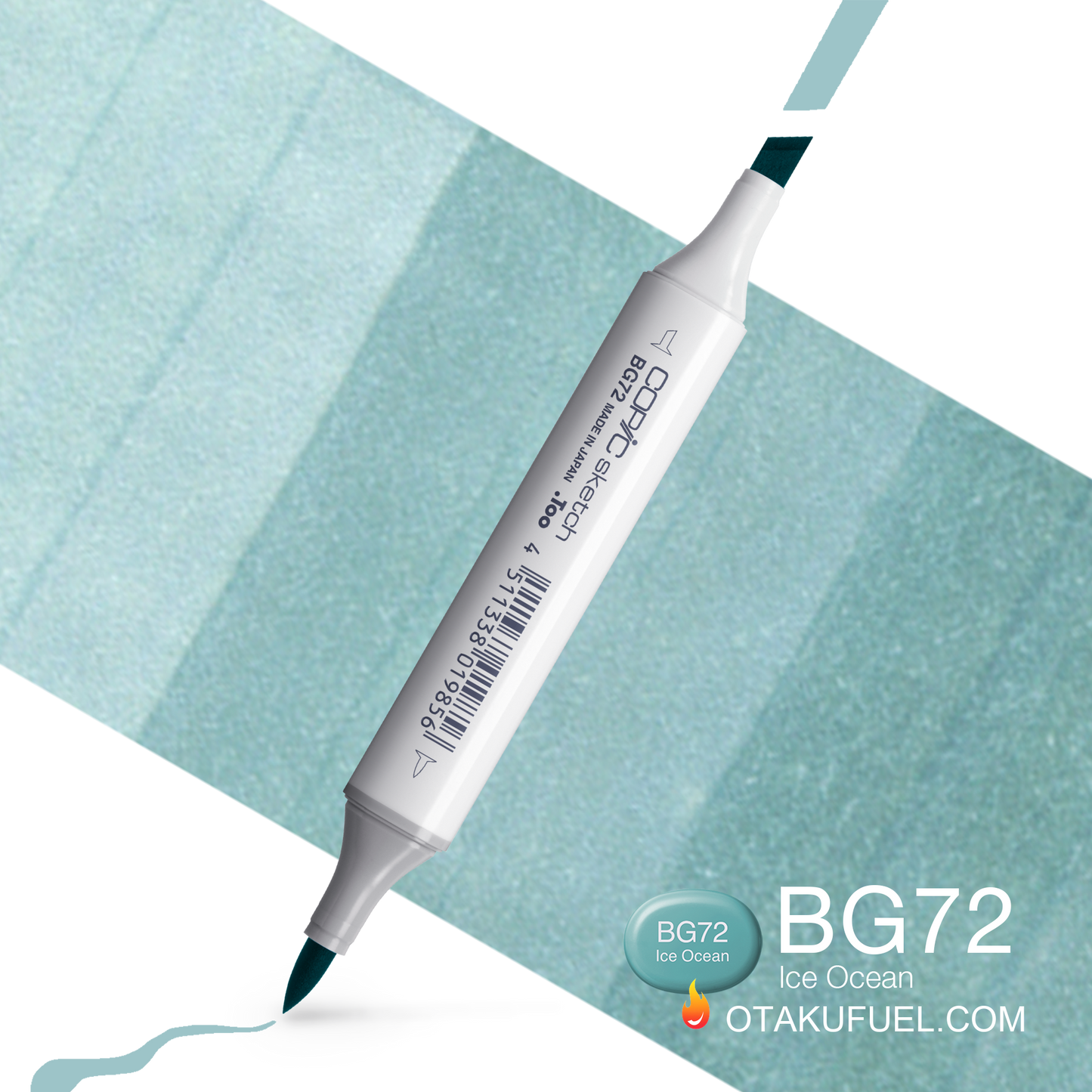 Copic Sketch BG72 Ice Ocean Marker <inline style="float: right; margin-right: 10px; background-color: rgb(118, 183, 187);">&nbsp;&nbsp;&nbsp;&nbsp;&nbsp;&nbsp; </inline>