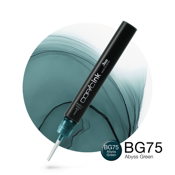 Copic Ink Refill BG75 Abyss Green <inline style="float: right; margin-right: 10px; background-color: rgb(90, 146, 145);">&nbsp;&nbsp;&nbsp;&nbsp;&nbsp;&nbsp; </inline>