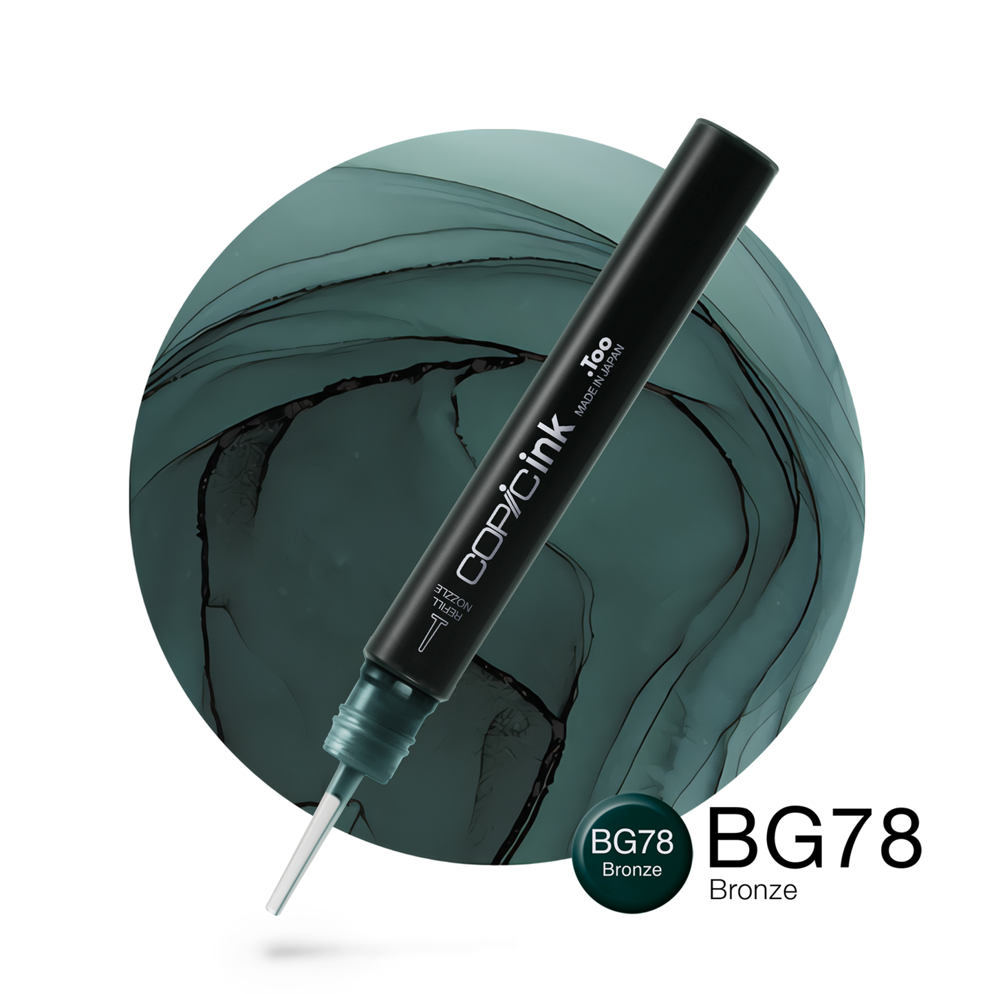 Copic Ink Refill BG78 Bronze <inline style="float: right; margin-right: 10px; background-color: rgb(73, 112, 107);">&nbsp;&nbsp;&nbsp;&nbsp;&nbsp;&nbsp; </inline>