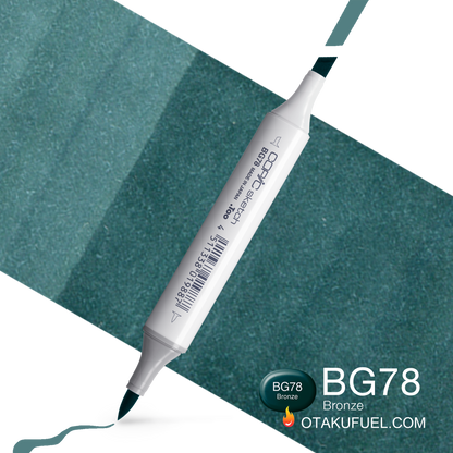 Copic Sketch BG78 Bronze Marker <inline style="float: right; margin-right: 10px; background-color: rgb(73, 112, 107);">&nbsp;&nbsp;&nbsp;&nbsp;&nbsp;&nbsp; </inline>