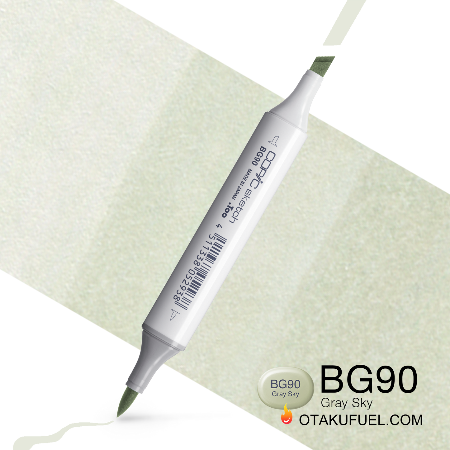 Copic Sketch BG90 Gray Sky Marker <inline style="float: right; margin-right: 10px; background-color: rgb(137, 205, 240);">&nbsp;&nbsp;&nbsp;&nbsp;&nbsp;&nbsp; </inline>