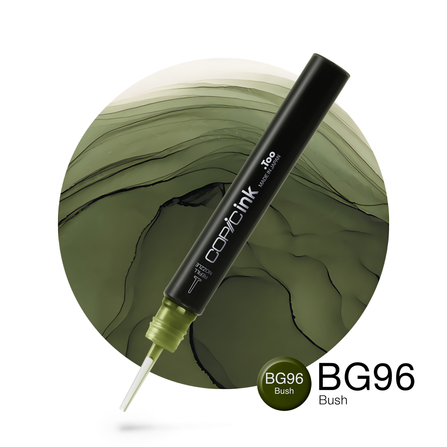 Copic Ink Refill BG96 Bush <inline style="float: right; margin-right: 10px; background-color: rgb(130, 161, 145);">&nbsp;&nbsp;&nbsp;&nbsp;&nbsp;&nbsp; </inline>