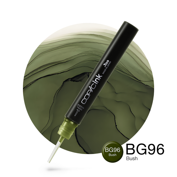 Copic Ink Refill BG96 Bush <inline style="float: right; margin-right: 10px; background-color: rgb(130, 161, 145);">&nbsp;&nbsp;&nbsp;&nbsp;&nbsp;&nbsp; </inline>