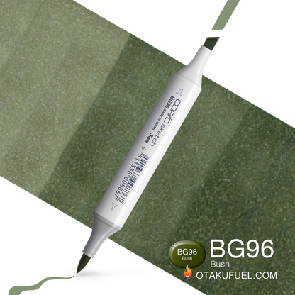 Copic Sketch BG96 Bush Marker <inline style="float: right; margin-right: 10px; background-color: rgb(130, 161, 145);">&nbsp;&nbsp;&nbsp;&nbsp;&nbsp;&nbsp; </inline>