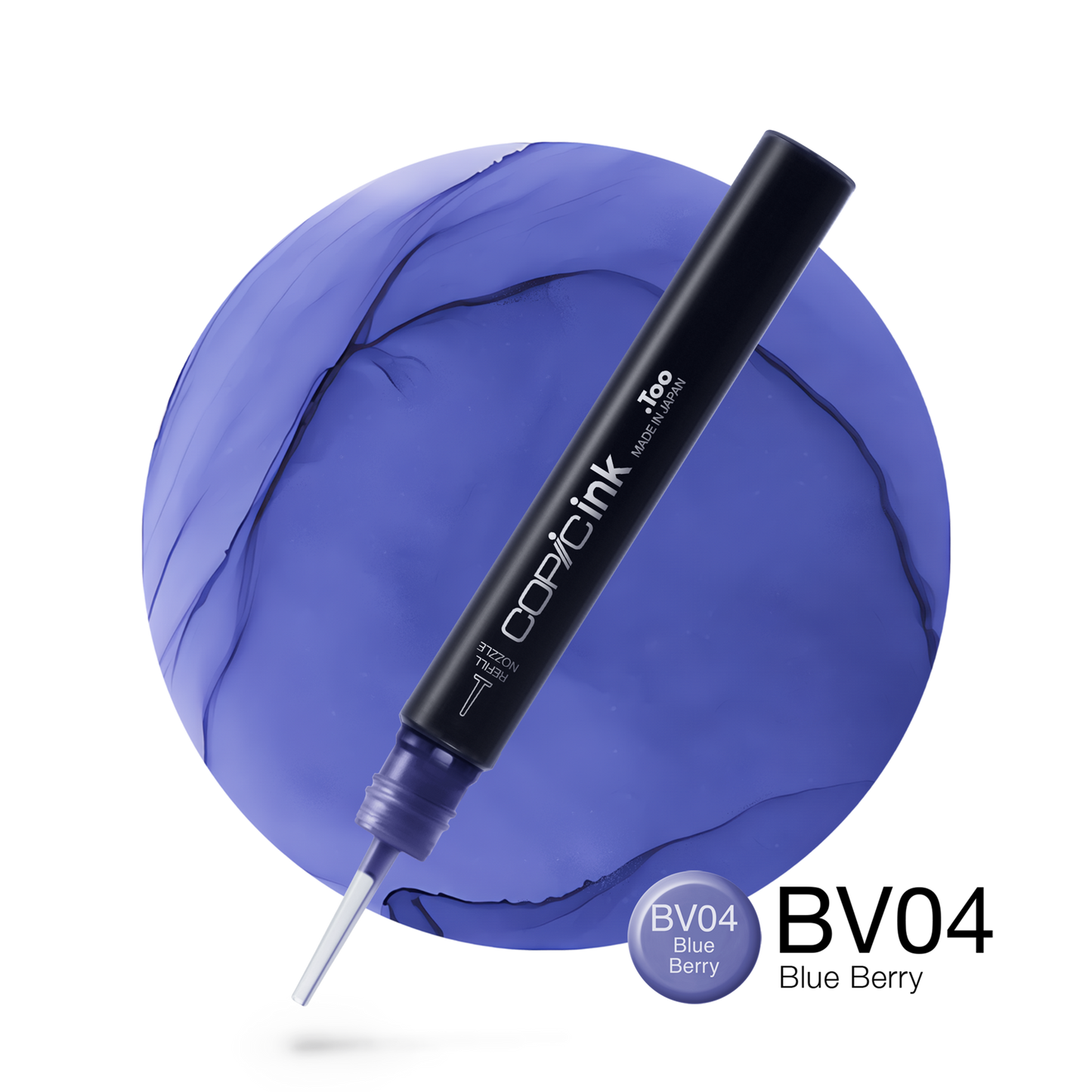 Copic Ink Refill BV04 Blue Berry <inline style="float: right; margin-right: 10px; background-color: rgb(125, 150, 206);">&nbsp;&nbsp;&nbsp;&nbsp;&nbsp;&nbsp; </inline>