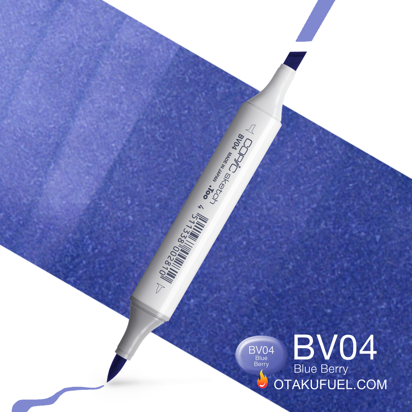 Copic Sketch BV04 Blue Berry Marker <inline style="float: right; margin-right: 10px; background-color: rgb(125, 150, 206);">&nbsp;&nbsp;&nbsp;&nbsp;&nbsp;&nbsp; </inline>