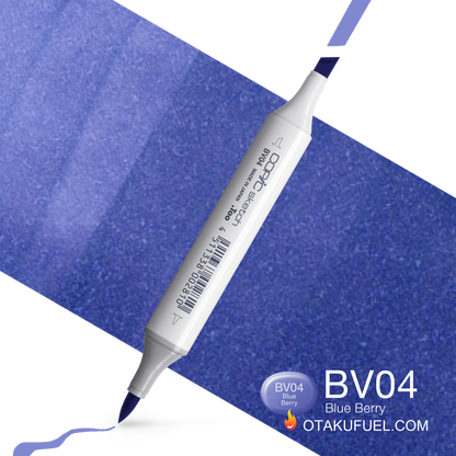 Copic Sketch BV04 Blue Berry Marker <inline style="float: right; margin-right: 10px; background-color: rgb(125, 150, 206);">&nbsp;&nbsp;&nbsp;&nbsp;&nbsp;&nbsp; </inline>